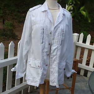💝SALE💝JOHNNY WAS LINEN JACKET